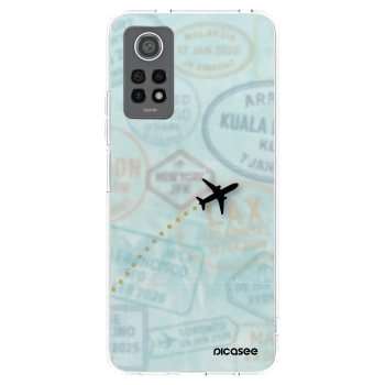 Picasee silikonski prozorni ovitek za Xiaomi Redmi Note 12 Pro 4G - FLIGHT PATH