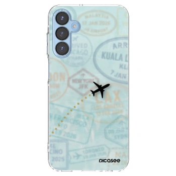 Picasee silikonski prozorni ovitek za Samsung Galaxy A15 A156B 5G - FLIGHT PATH