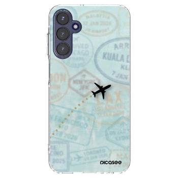 Picasee silikonski prozorni ovitek za Samsung Galaxy A15 A155F 4G - FLIGHT PATH