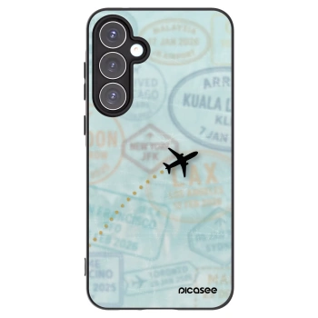 Picasee silikonski črni ovitek za Samsung Galaxy A55 5G A556B - FLIGHT PATH