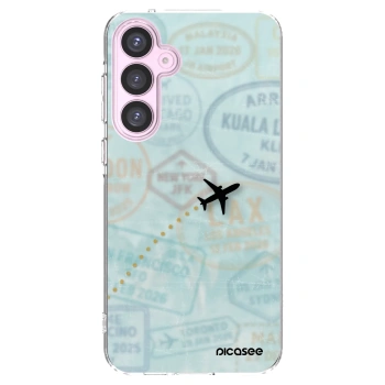 Picasee silikonski prozorni ovitek za Samsung Galaxy A55 5G A556B - FLIGHT PATH