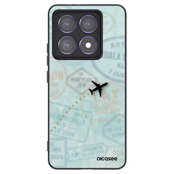 Picasee silikonski črni ovitek za Xiaomi 14T Pro - FLIGHT PATH