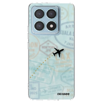 Picasee silikonski prozorni ovitek za Xiaomi 14T Pro - FLIGHT PATH