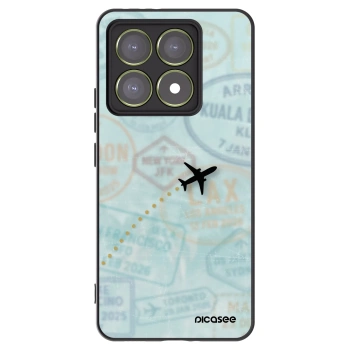 Picasee silikonski črni ovitek za Xiaomi 14T - FLIGHT PATH