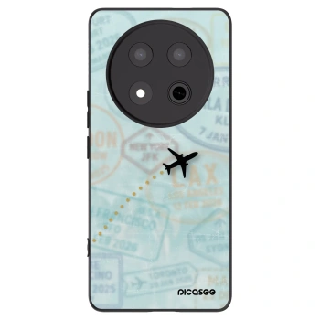Picasee silikonski črni ovitek za Honor Magic7 Lite 5G - FLIGHT PATH