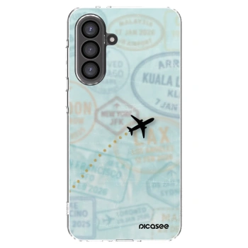 Picasee silikonski prozorni ovitek za Samsung Galaxy A36 5G - FLIGHT PATH