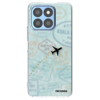 Picasee silikonski prozorni ovitek za Honor X8c - FLIGHT PATH