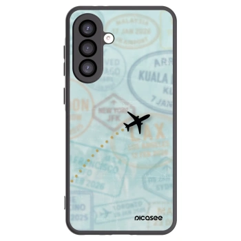 Picasee silikonski črni ovitek za Samsung Galaxy A26 5G A266B - FLIGHT PATH