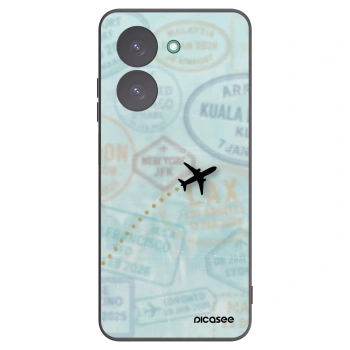 Picasee silikonski črni ovitek za Xiaomi Redmi A5 - FLIGHT PATH