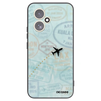 Picasee silikonski črni ovitek za Honor 400 5G - FLIGHT PATH