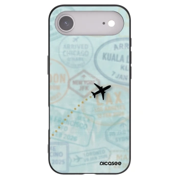 Picasee silikonski črni ovitek za Apple iPhone Air - FLIGHT PATH