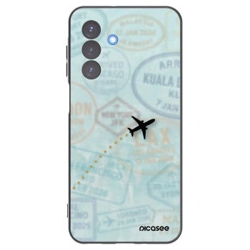 Picasee silikonski črni ovitek za Samsung Galaxy A17 5G - FLIGHT PATH