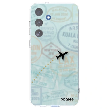 Picasee silikonski prozorni ovitek za Samsung Galaxy S25 FE 5G - FLIGHT PATH