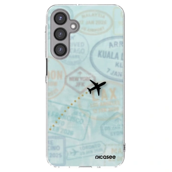 Picasee silikonski prozorni ovitek za Samsung Galaxy A16 4G - FLIGHT PATH
