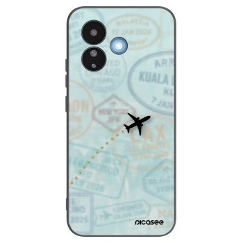 Picasee silikonski črni ovitek za Xiaomi Redmi Note 17 Pro 5G - FLIGHT PATH