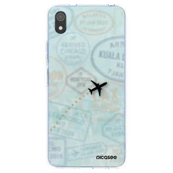 Picasee silikonski prozorni ovitek za Xiaomi Redmi 7A - FLIGHT PATH