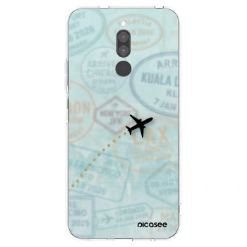 Picasee silikonski prozorni ovitek za Xiaomi Redmi 8 - FLIGHT PATH