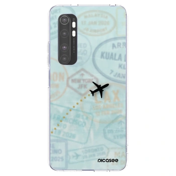 Picasee silikonski prozorni ovitek za Xiaomi Mi Note 10 Lite - FLIGHT PATH