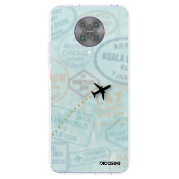 Picasee silikonski prozorni ovitek za Xiaomi Poco F2 Pro - FLIGHT PATH