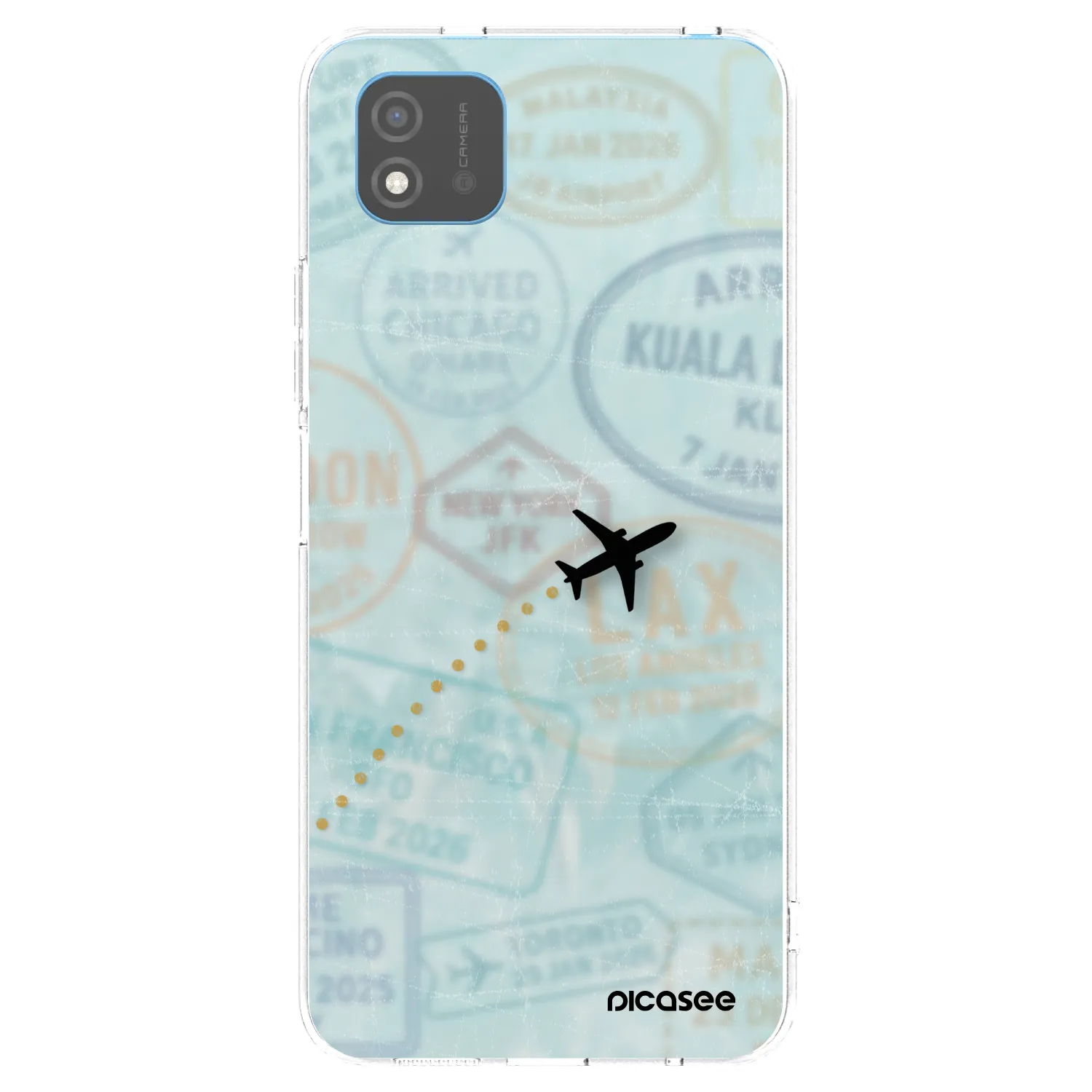 Picasee silikonski prozorni ovitek za Realme C11 (2021) - FLIGHT PATH