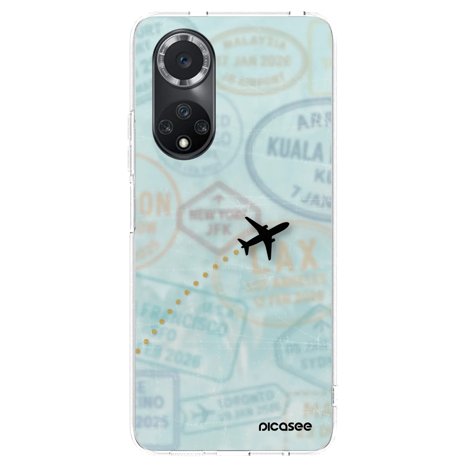 Picasee silikonski prozorni ovitek za Huawei Nova 9 SE - FLIGHT PATH