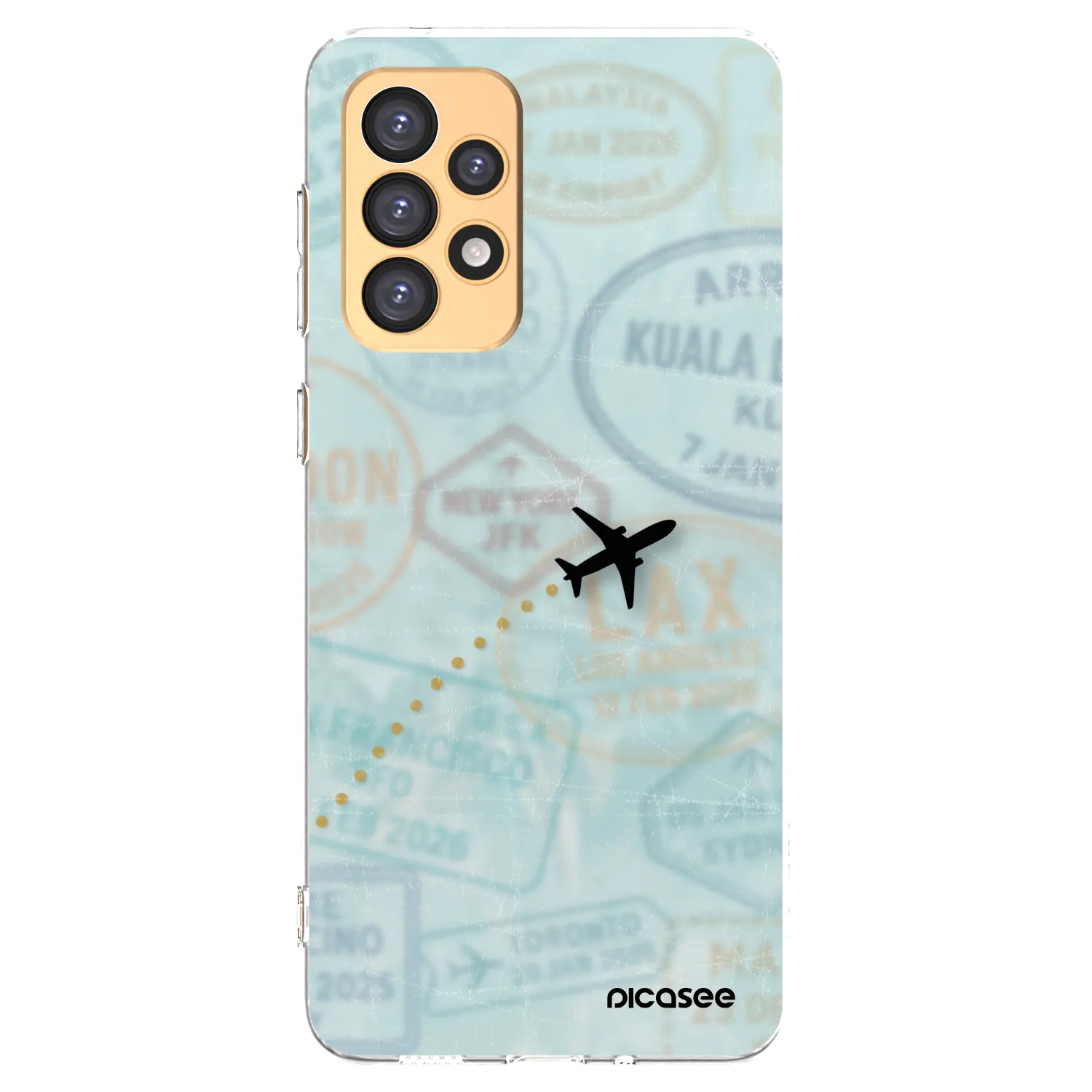 Picasee silikonski prozorni ovitek za Samsung Galaxy A33 5G A336 - FLIGHT PATH
