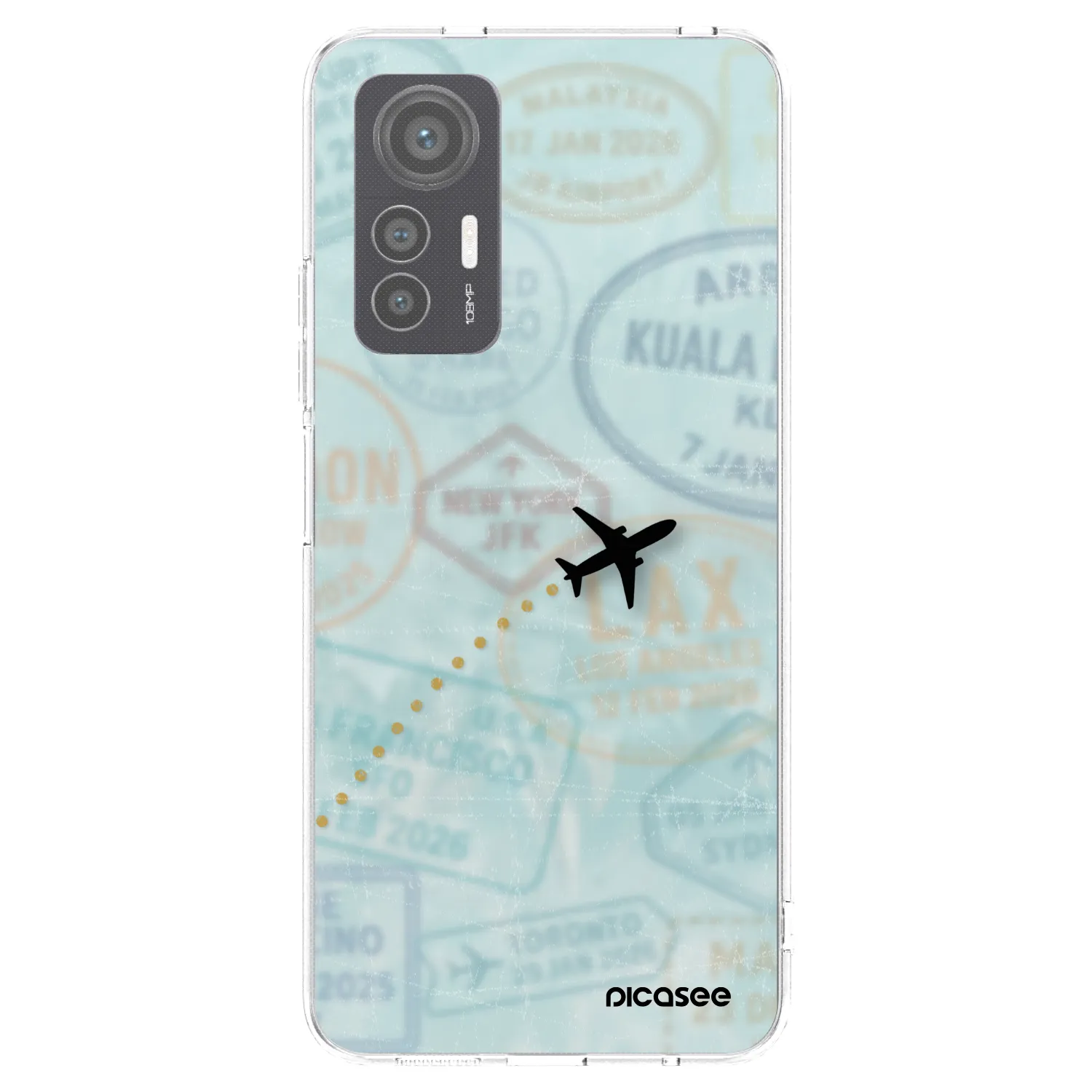 Picasee silikonski prozorni ovitek za Xiaomi 12 Lite - FLIGHT PATH
