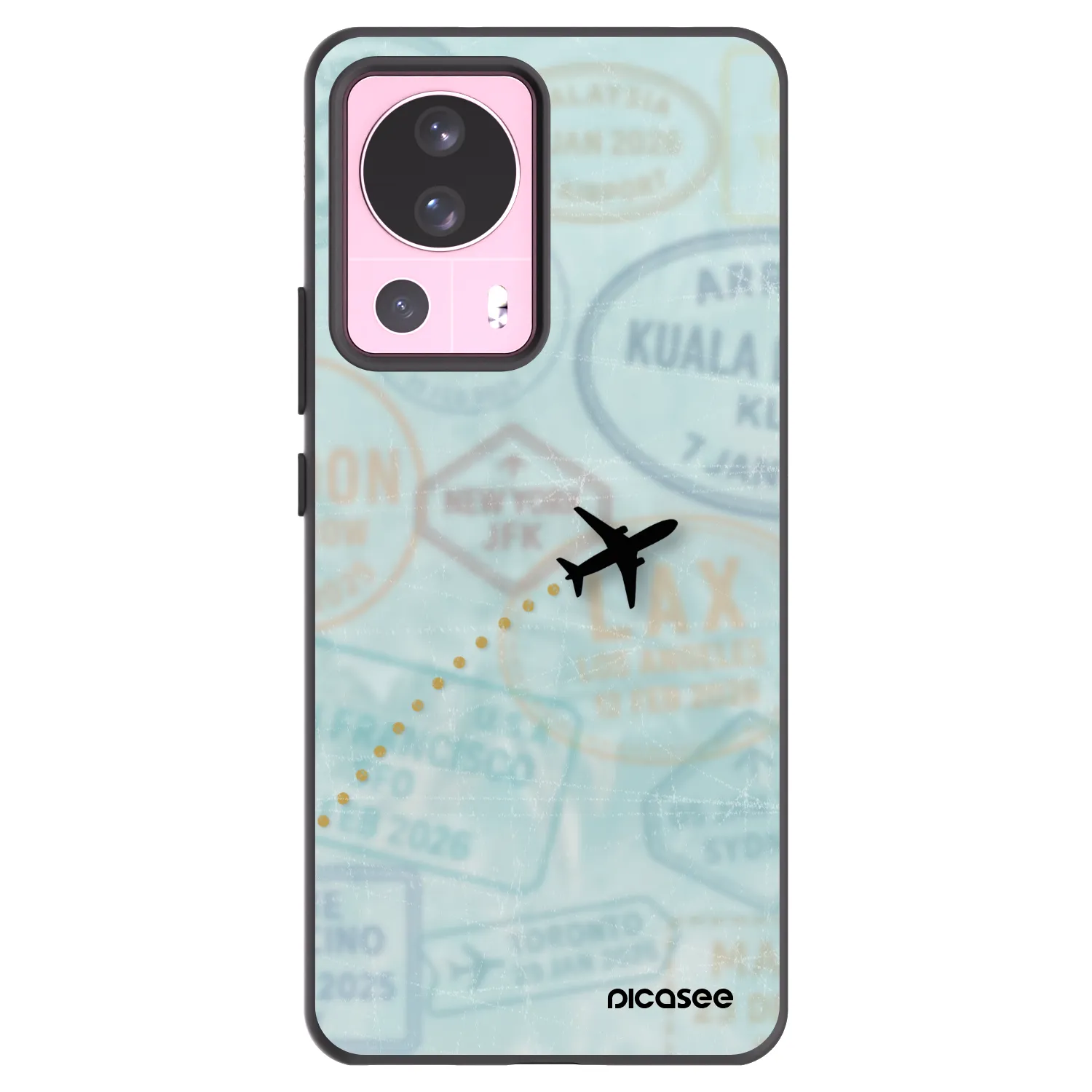 Picasee silikonski črni ovitek za Xiaomi 13 Lite - FLIGHT PATH