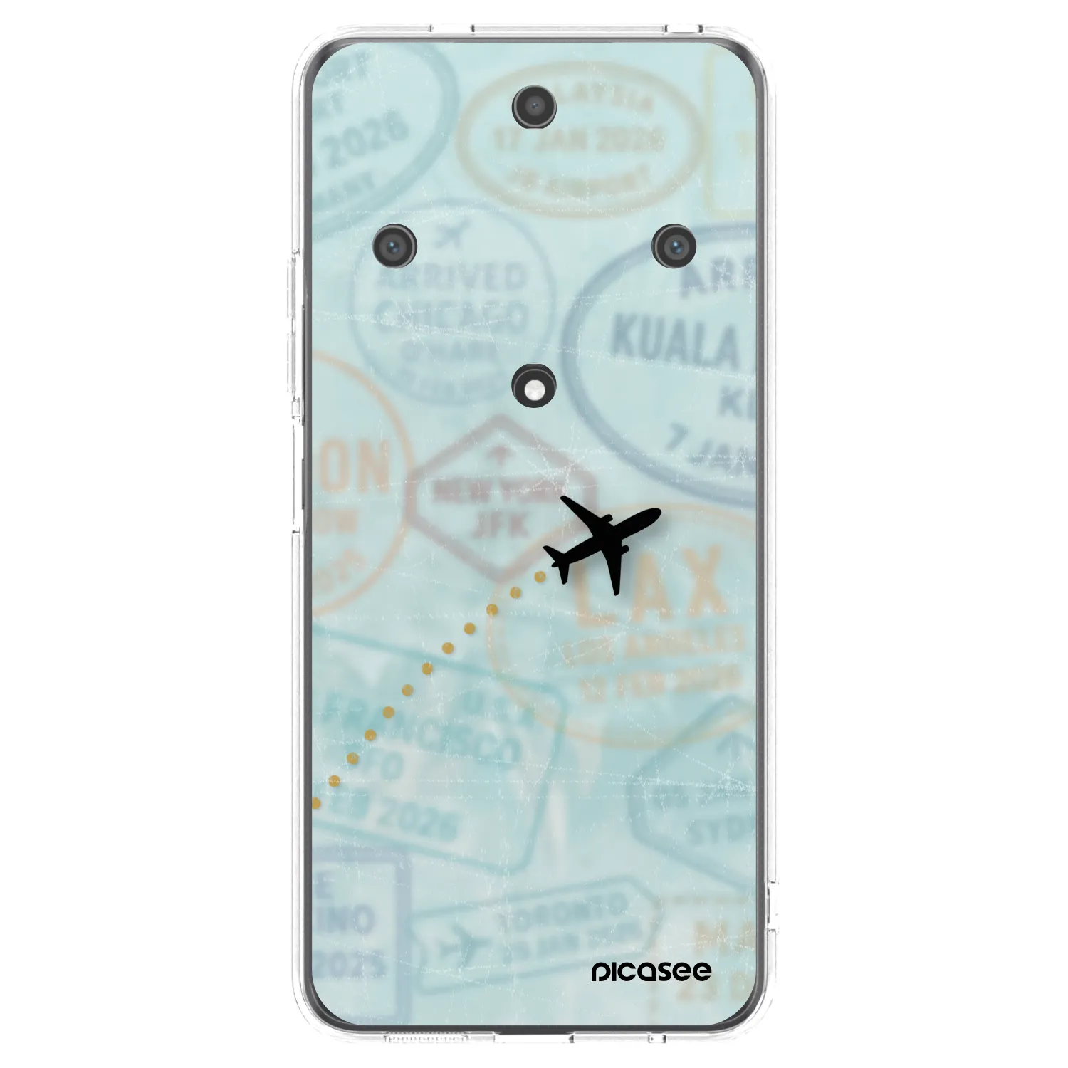 Picasee silikonski prozorni ovitek za Honor Magic5 Lite 5G - FLIGHT PATH