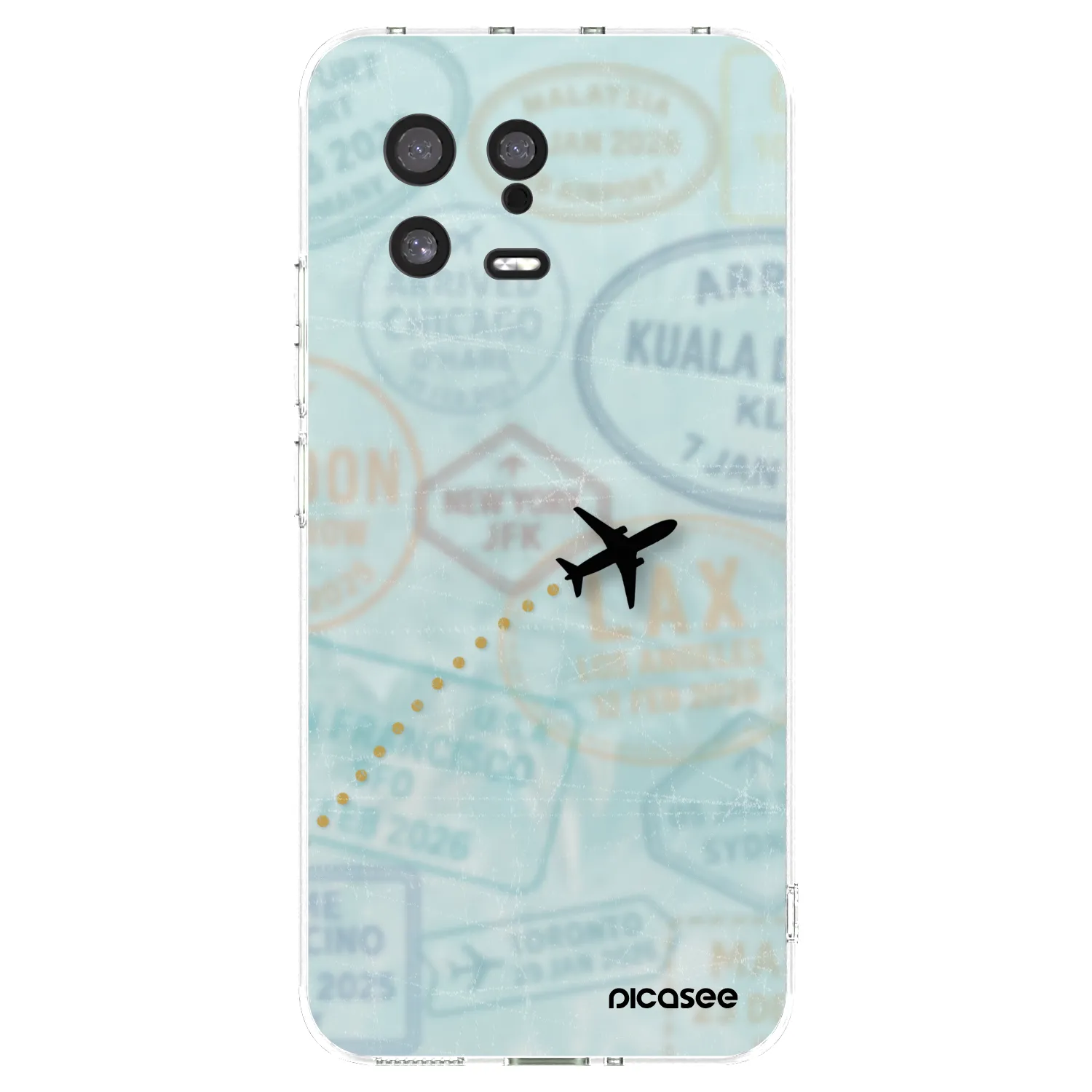 Picasee silikonski prozorni ovitek za Xiaomi 13 - FLIGHT PATH