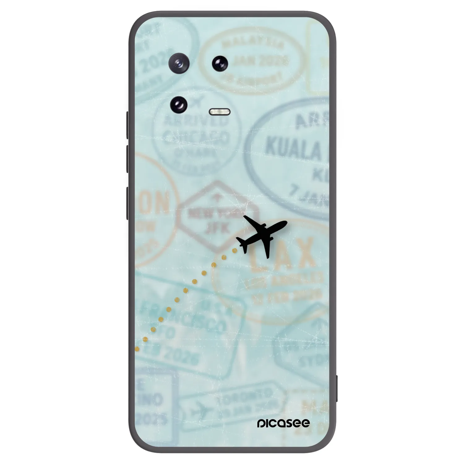 Picasee silikonski črni ovitek za Xiaomi 13 Pro - FLIGHT PATH