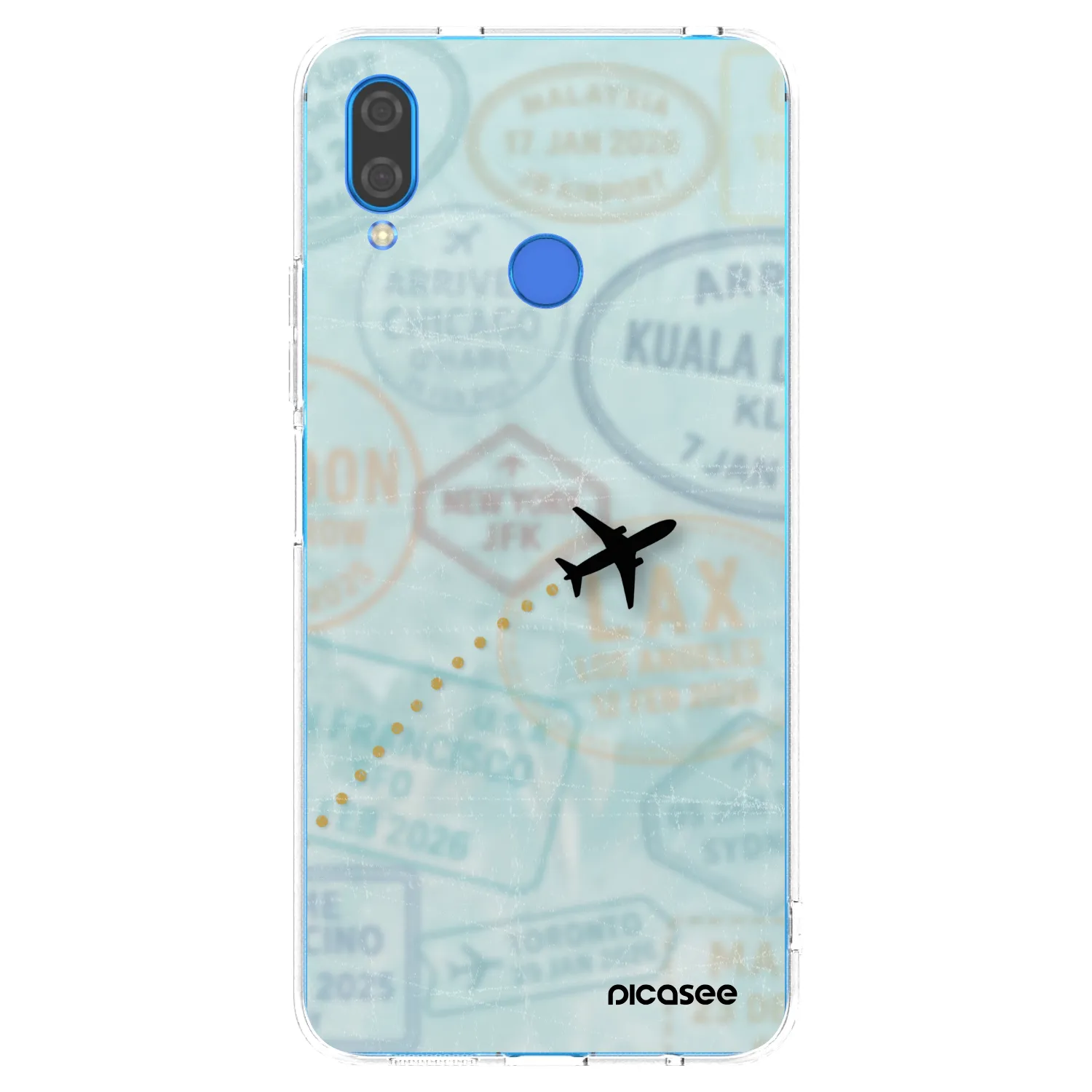 Picasee silikonski prozorni ovitek za Huawei Nova 3 - FLIGHT PATH