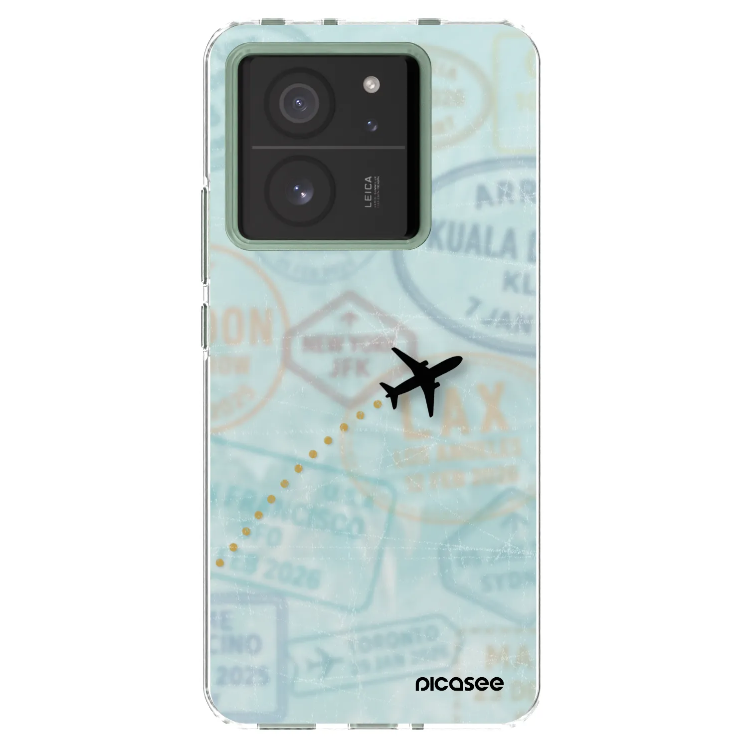 Picasee silikonski prozorni ovitek za Xiaomi 13T - FLIGHT PATH