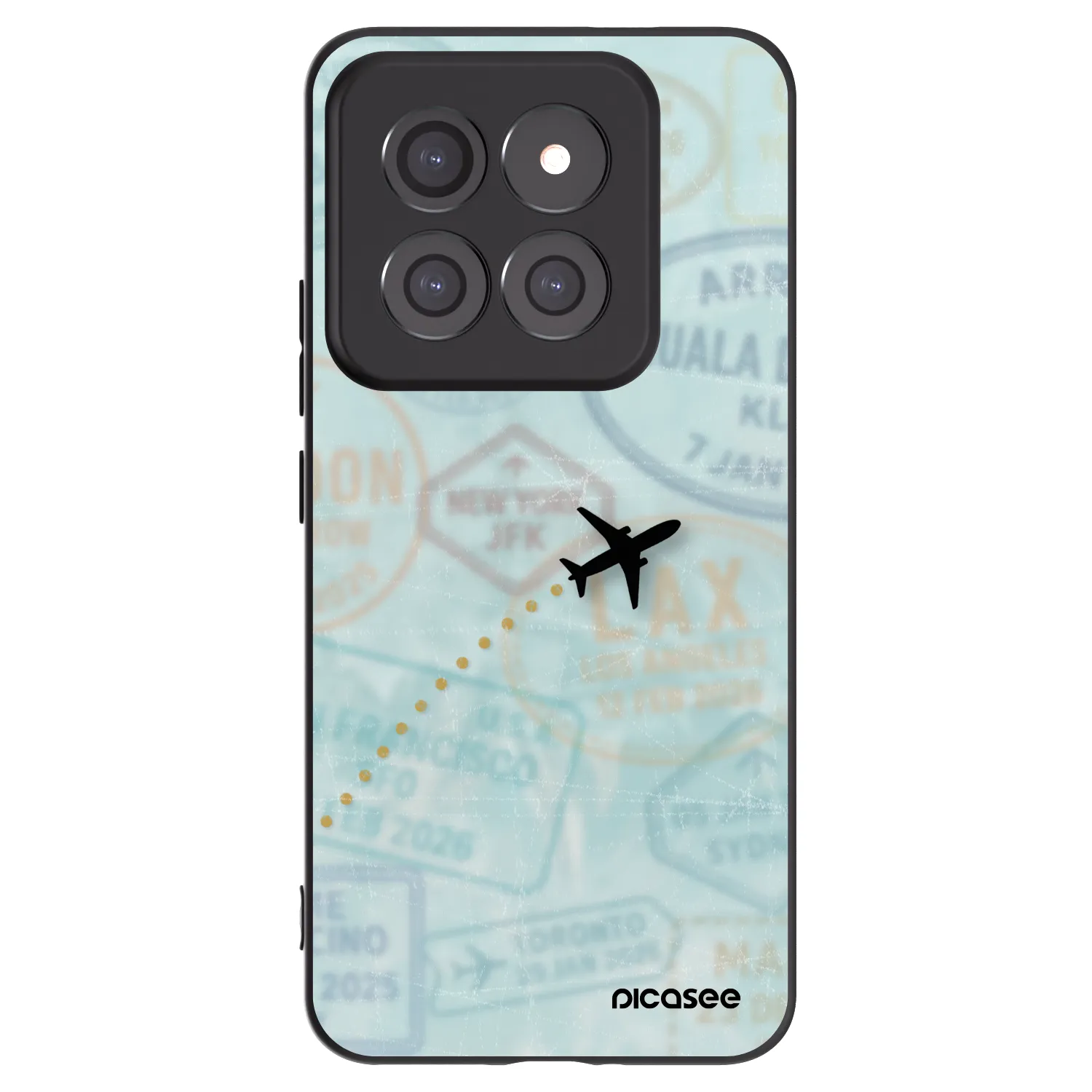Picasee silikonski črni ovitek za Xiaomi 14 Pro - FLIGHT PATH