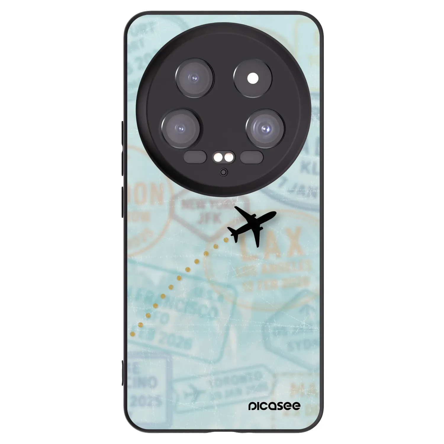 Picasee silikonski črni ovitek za Xiaomi 14 Ultra - FLIGHT PATH