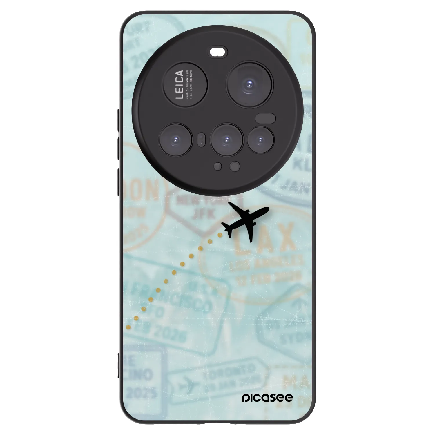 Picasee silikonski črni ovitek za Xiaomi 15 Ultra - FLIGHT PATH