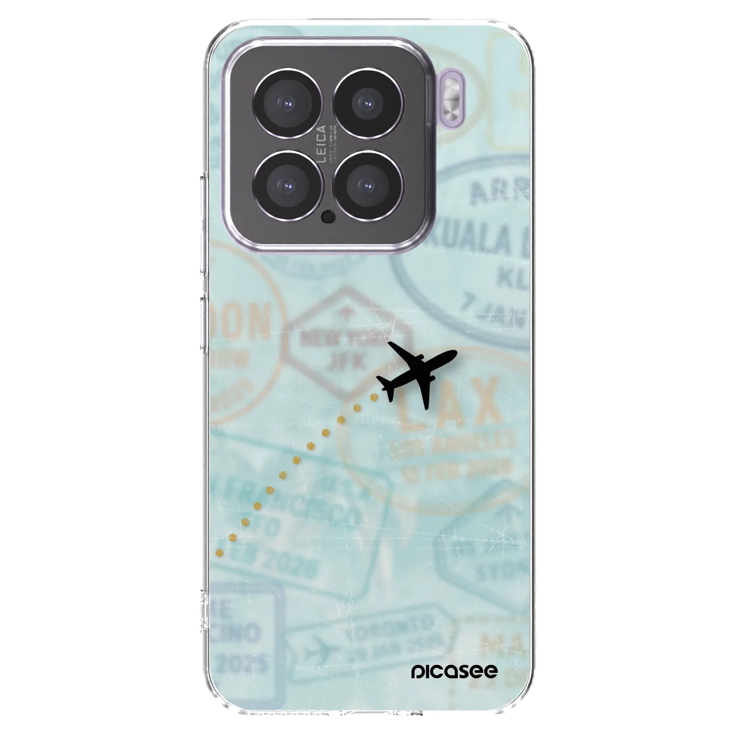 Picasee silikonski prozorni ovitek za Xiaomi 15 - FLIGHT PATH