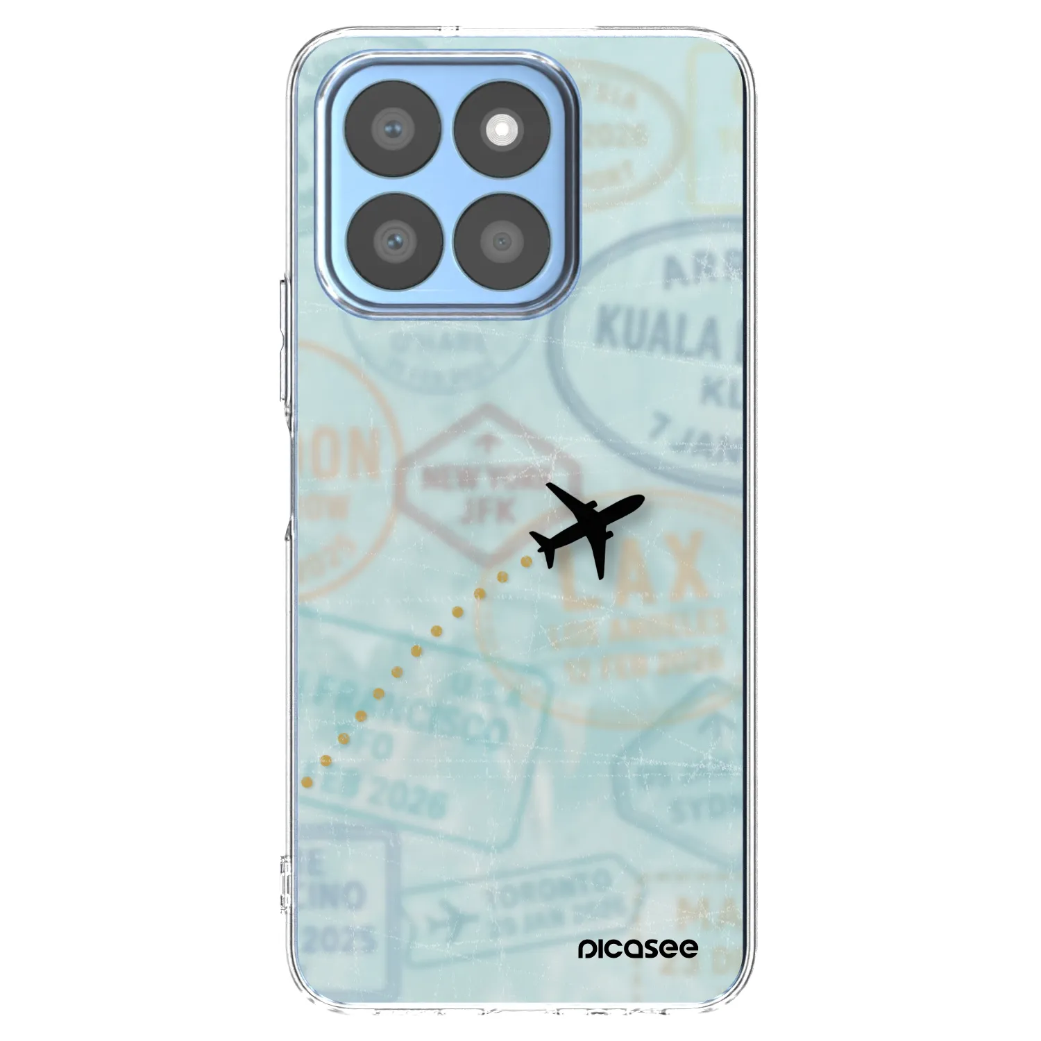 Picasee silikonski prozorni ovitek za Honor X8c - FLIGHT PATH