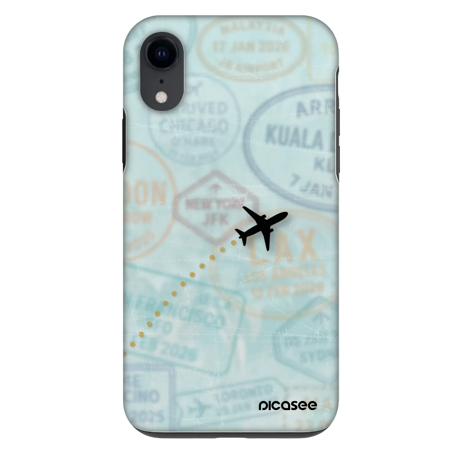 Picasee Fashion Case za Apple iPhone XR - FLIGHT PATH