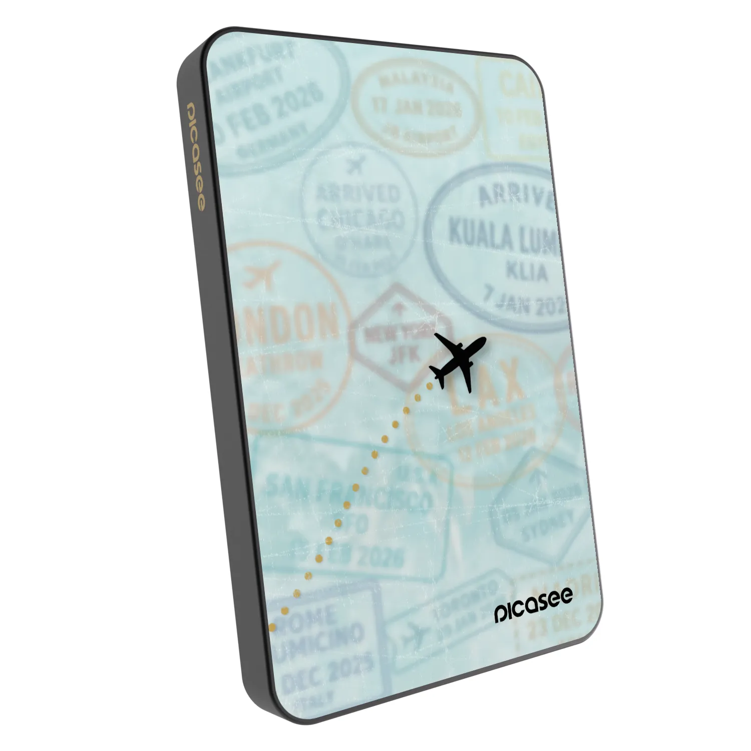 Picasee Prenosna baterija z MagSafe 5 000 mAh Siva - FLIGHT PATH