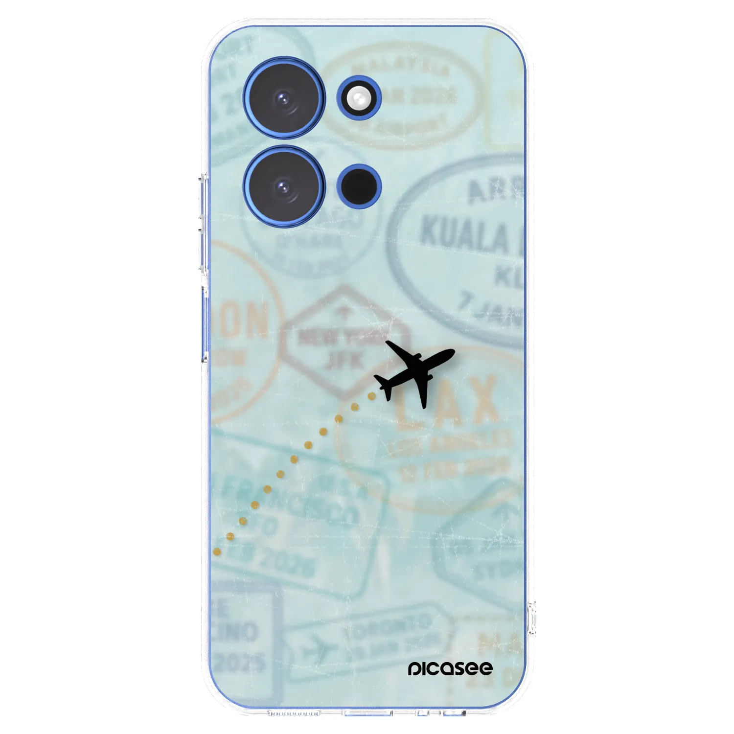 Picasee silikonski prozorni ovitek za Xiaomi Redmi 15C 4G - FLIGHT PATH