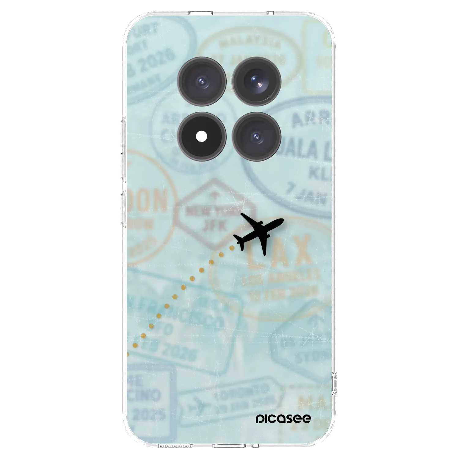 Picasee silikonski prozorni ovitek za Xiaomi Redmi Note 15 Pro+ - FLIGHT PATH
