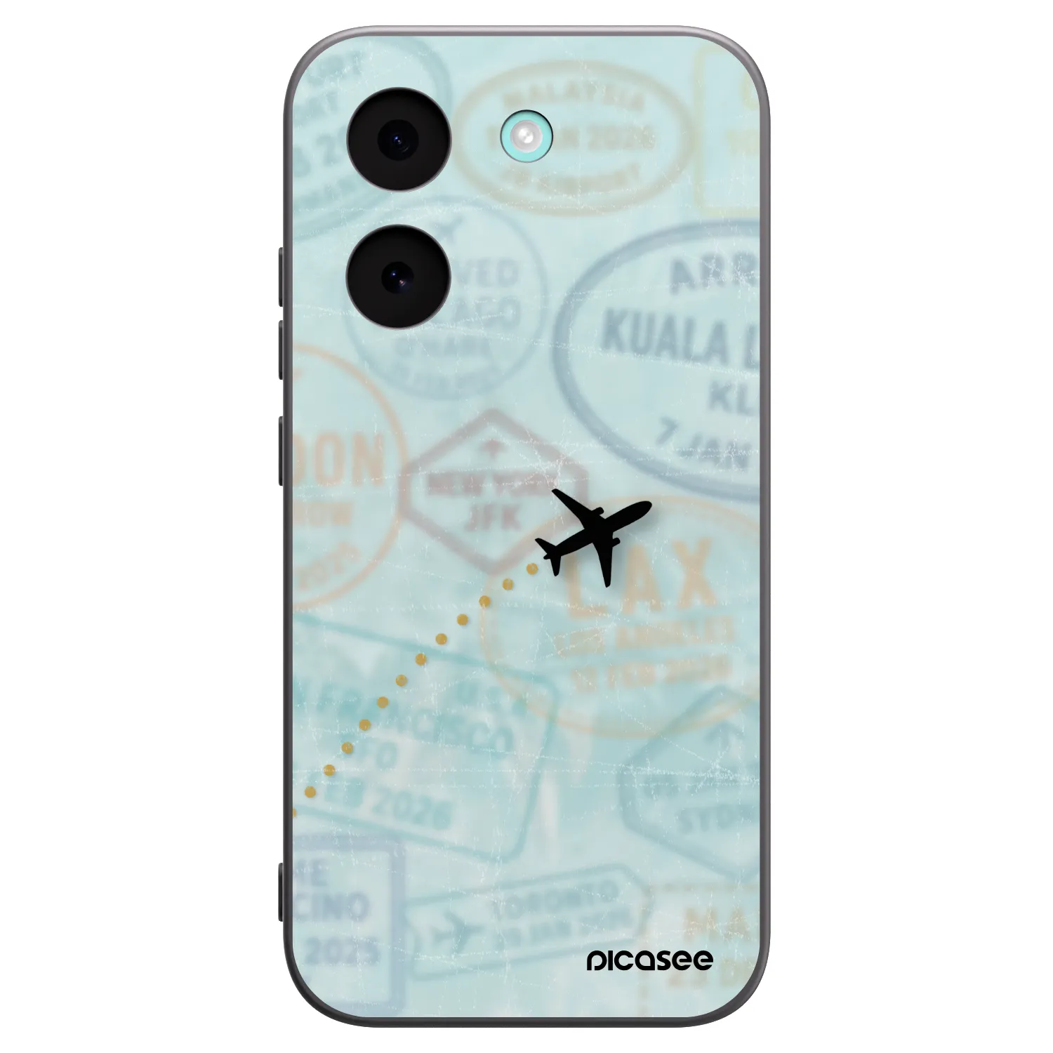 Picasee silikonski črni ovitek za Xiaomi Poco X8 Pro - FLIGHT PATH