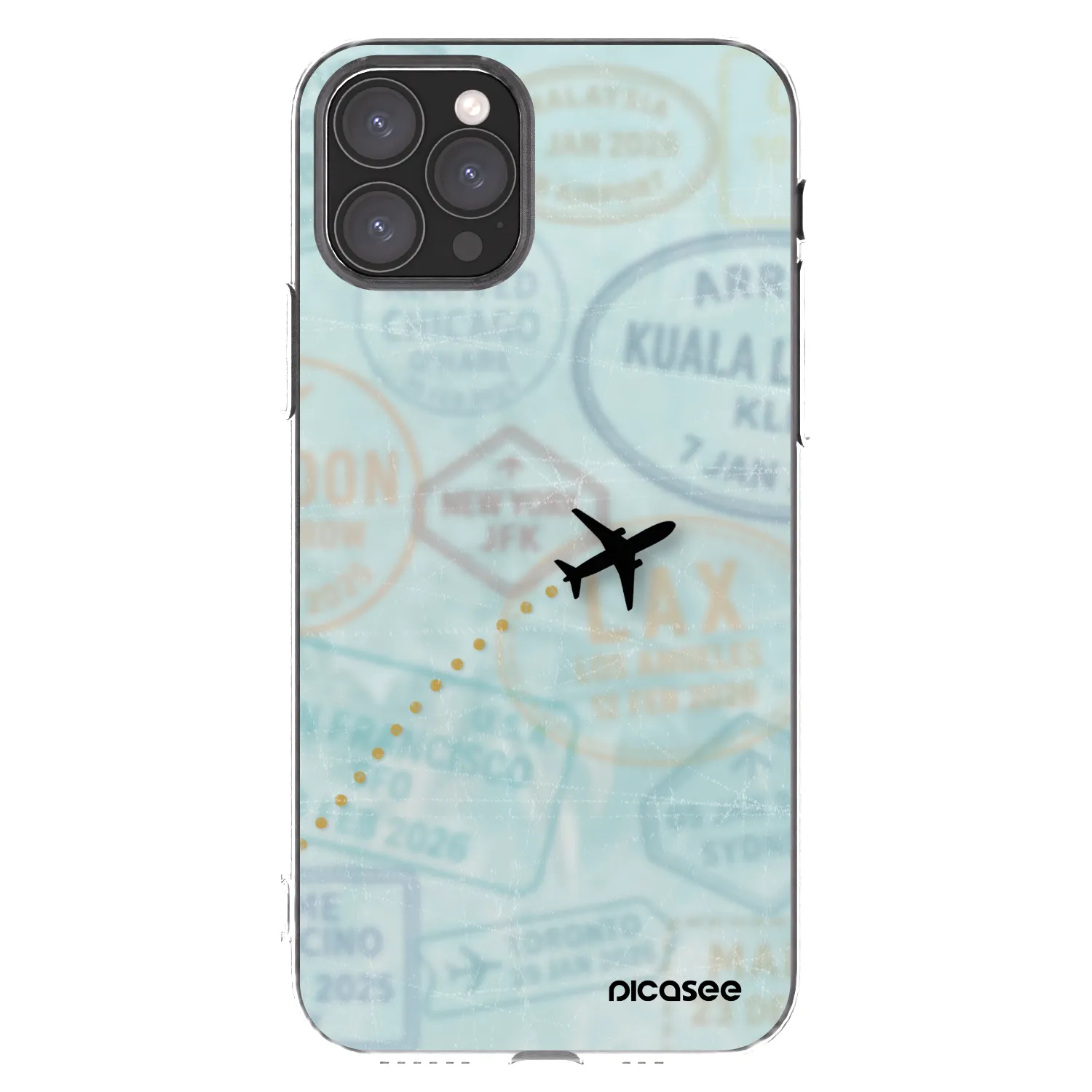 Picasee silikonski prozorni ovitek za Apple iPhone 11 Pro - FLIGHT PATH