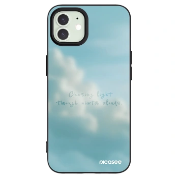 Picasee silikonski črni ovitek za Apple iPhone 12 - CHASiNG LIGHT