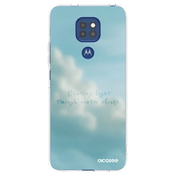 Picasee silikonski prozorni ovitek za Motorola Moto G9 Play - CHASiNG LIGHT