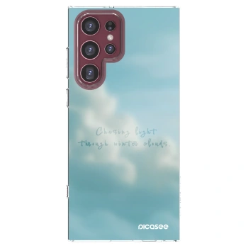 Picasee silikonski prozorni ovitek za Samsung Galaxy S22 Ultra 5G - CHASiNG LIGHT
