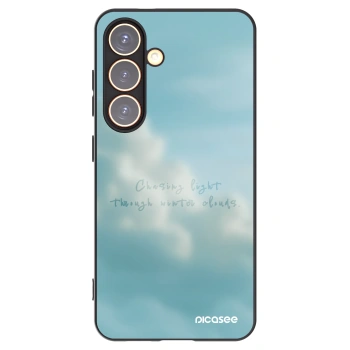 Picasee silikonski črni ovitek za Samsung Galaxy S24 S921B 5G - CHASiNG LIGHT