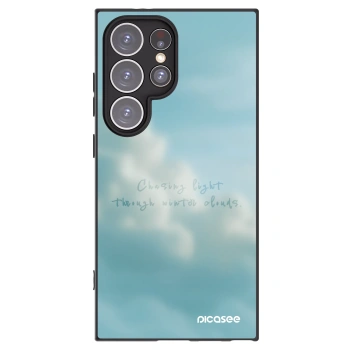 Picasee silikonski črni ovitek za Samsung Galaxy S24 Ultra S928B 5G - CHASiNG LIGHT