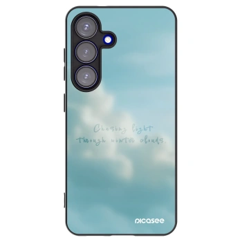 Picasee silikonski črni ovitek za Samsung Galaxy S25 5G - CHASiNG LIGHT